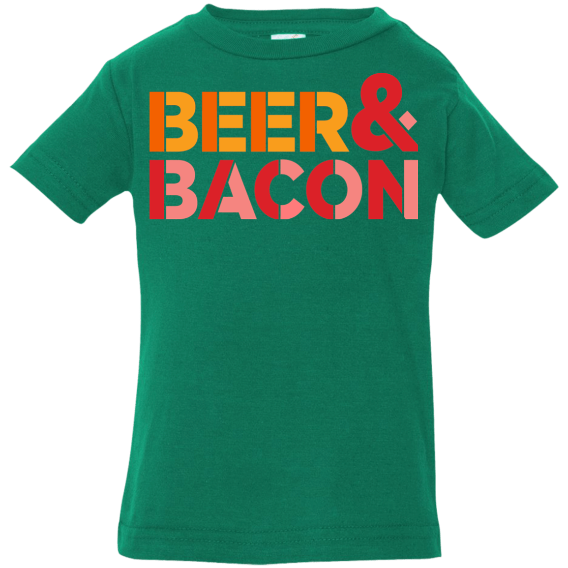 T-Shirts Kelly / 6 Months Beer And Bacon Infant PremiumT-Shirt