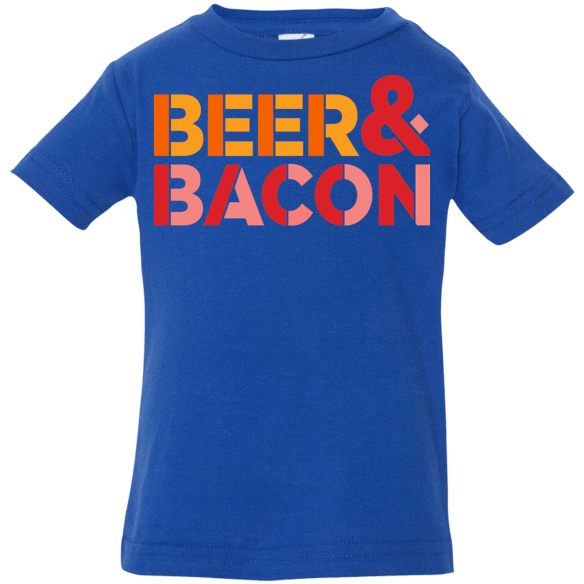 T-Shirts Royal / 6 Months Beer And Bacon Infant PremiumT-Shirt