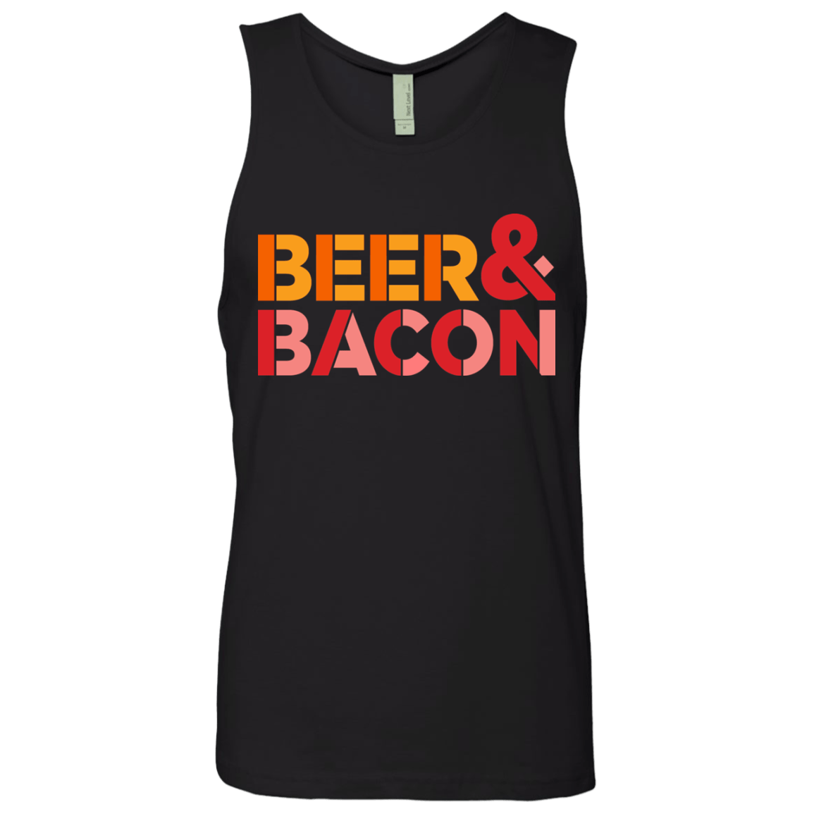 T-Shirts Black / Small Beer And Bacon Men's Premium Tank Top