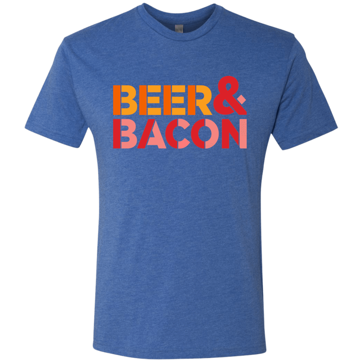 T-Shirts Vintage Royal / Small Beer And Bacon Men's Triblend T-Shirt