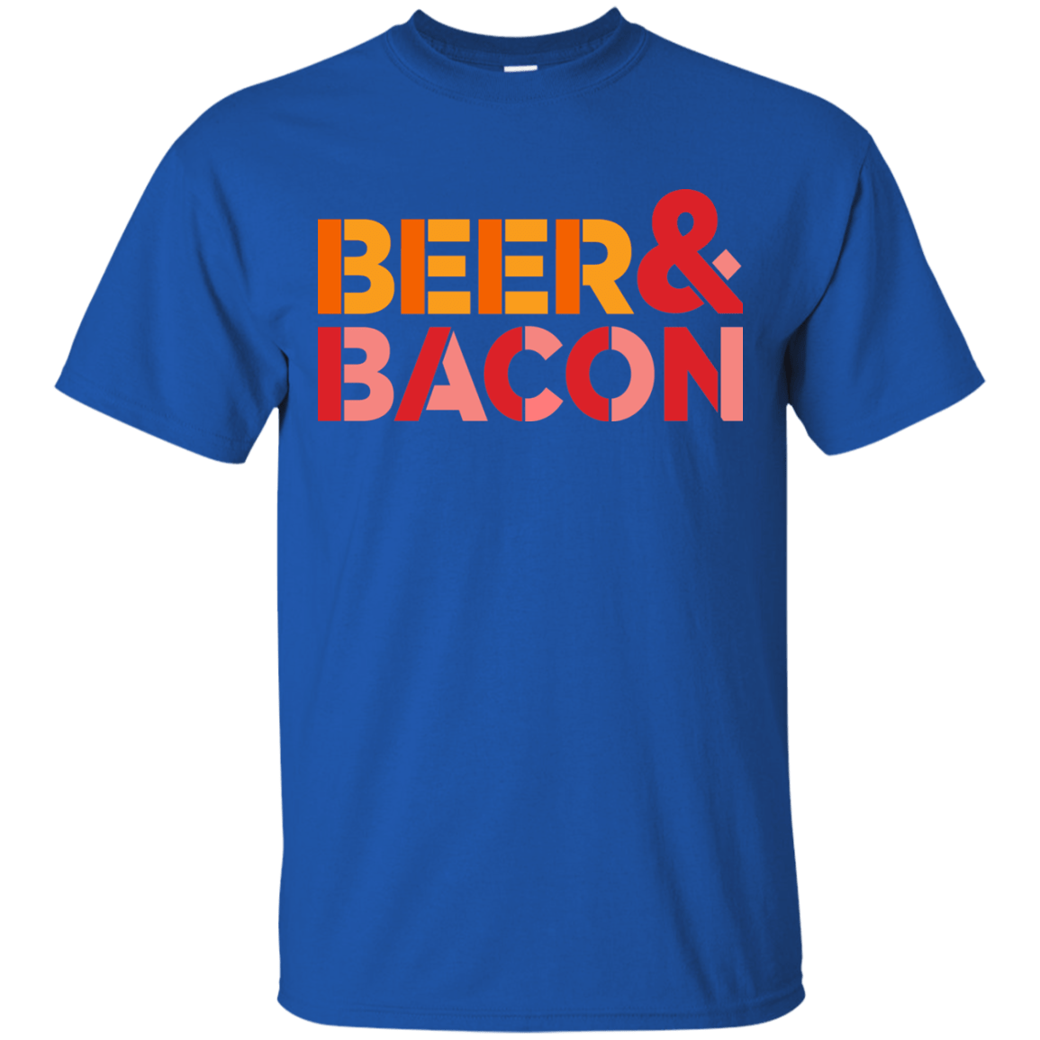 T-Shirts Royal / Small Beer And Bacon T-Shirt