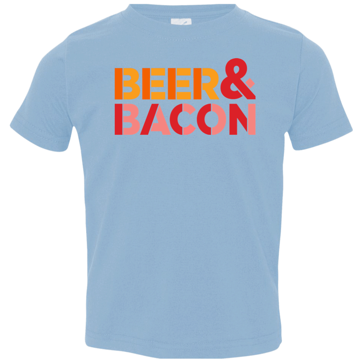 T-Shirts Light Blue / 2T Beer And Bacon Toddler Premium T-Shirt