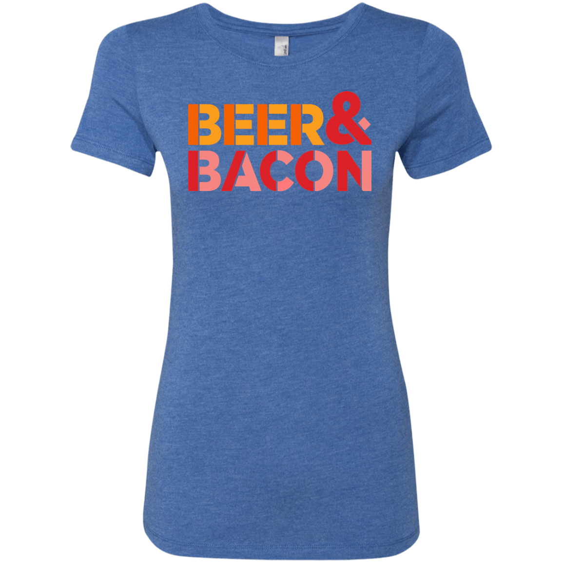 T-Shirts Vintage Royal / Small Beer And Bacon Women's Triblend T-Shirt