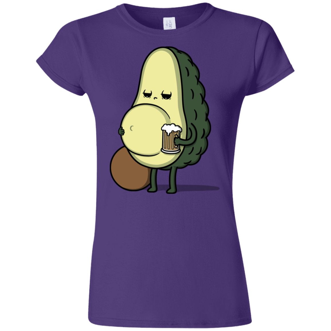 T-Shirts Purple / S Beer Belly Junior Slimmer-Fit T-Shirt