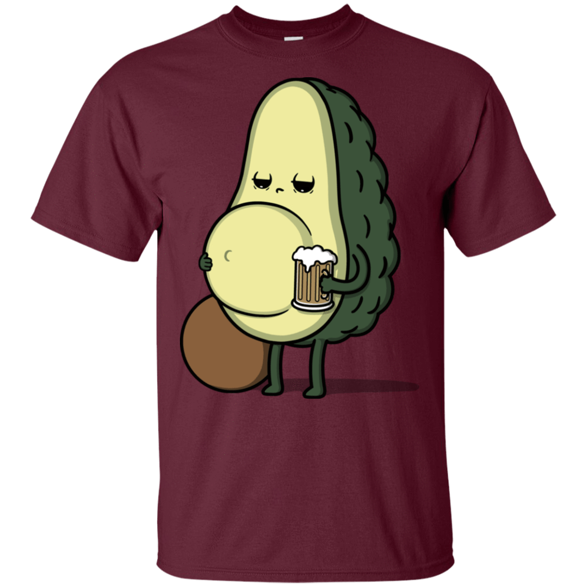 T-Shirts Maroon / S Beer Belly T-Shirt