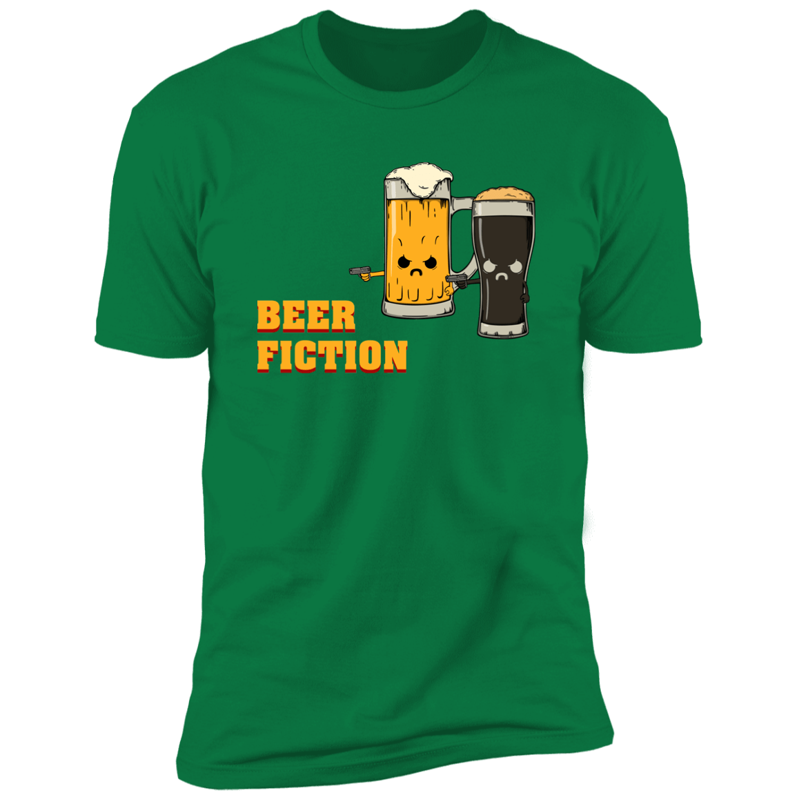 T-Shirts Kelly Green / S Beer Fiction Men's Premium T-Shirt