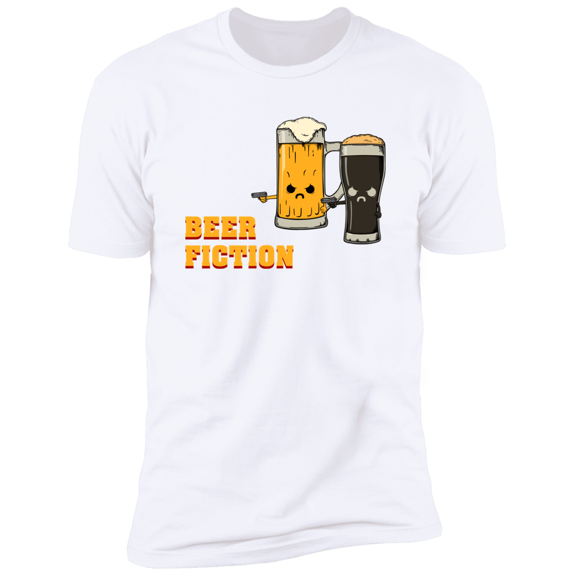 T-Shirts White / S Beer Fiction Men's Premium T-Shirt