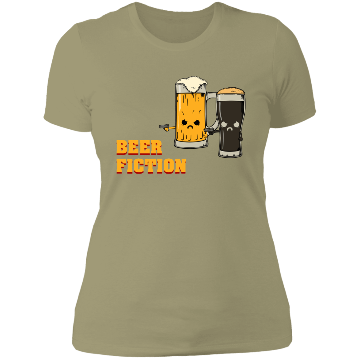 T-Shirts Light Olive / S Beer Fiction Women's Premium T-Shirt