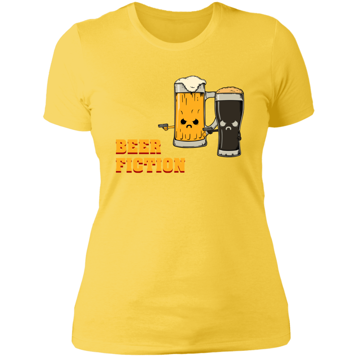 T-Shirts Vibrant Yellow / S Beer Fiction Women's Premium T-Shirt