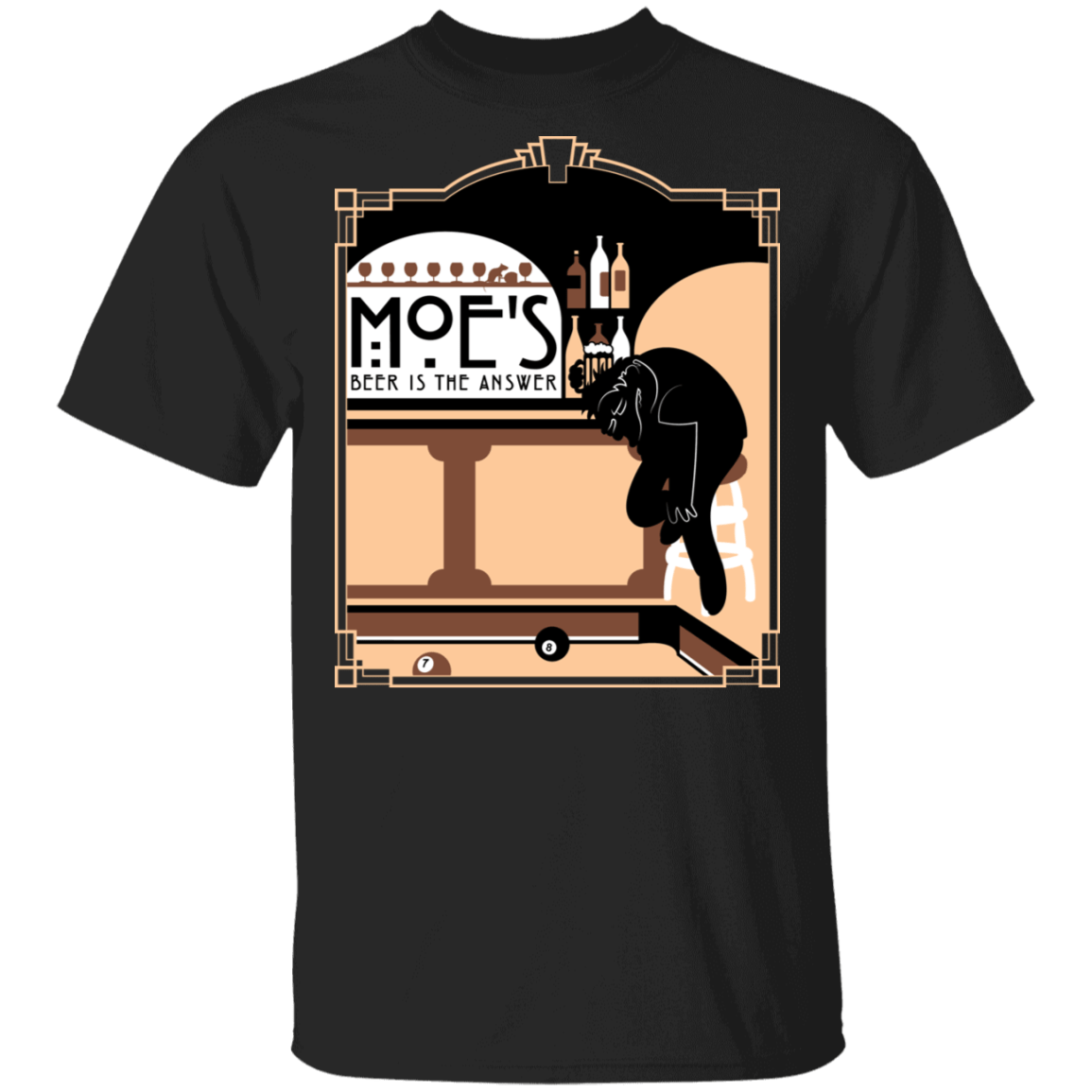 T-Shirts Black / S Beer Is The Answer T-Shirt