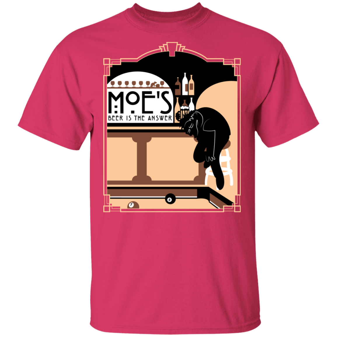 T-Shirts Heliconia / S Beer Is The Answer T-Shirt