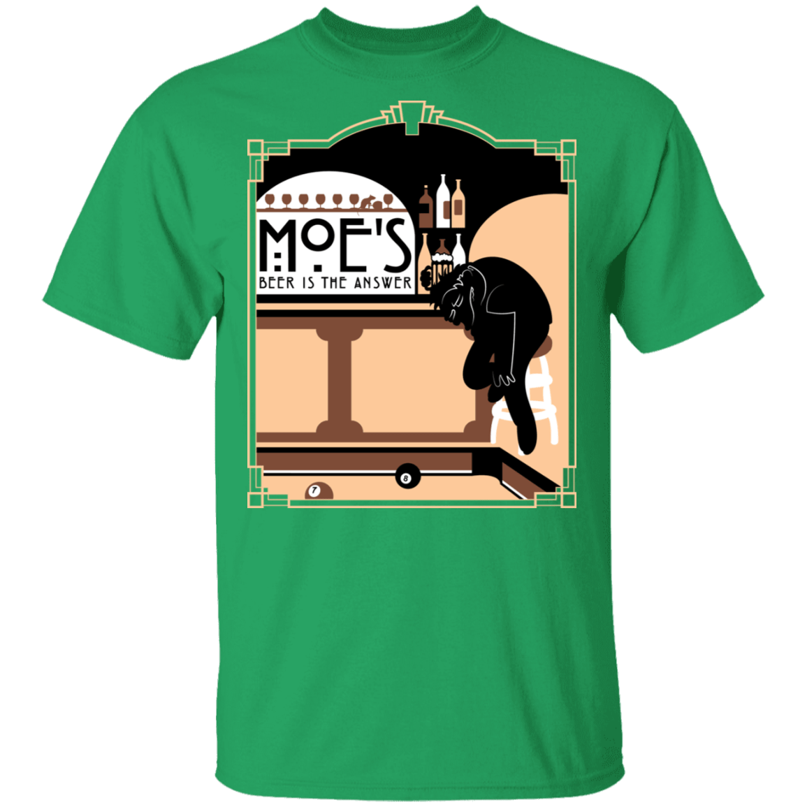 T-Shirts Irish Green / S Beer Is The Answer T-Shirt