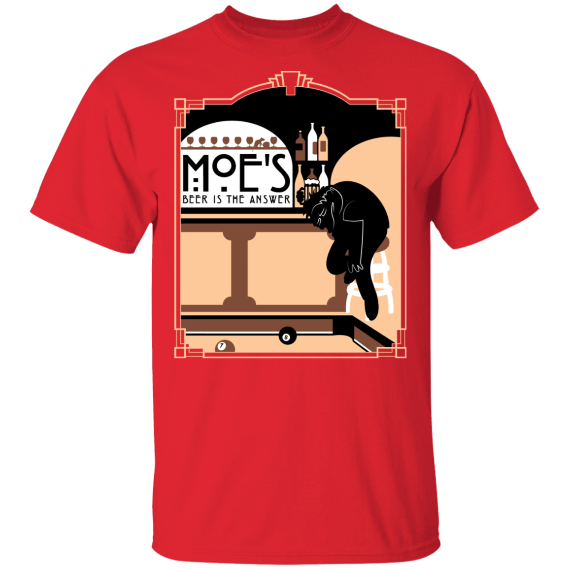 T-Shirts Red / S Beer Is The Answer T-Shirt