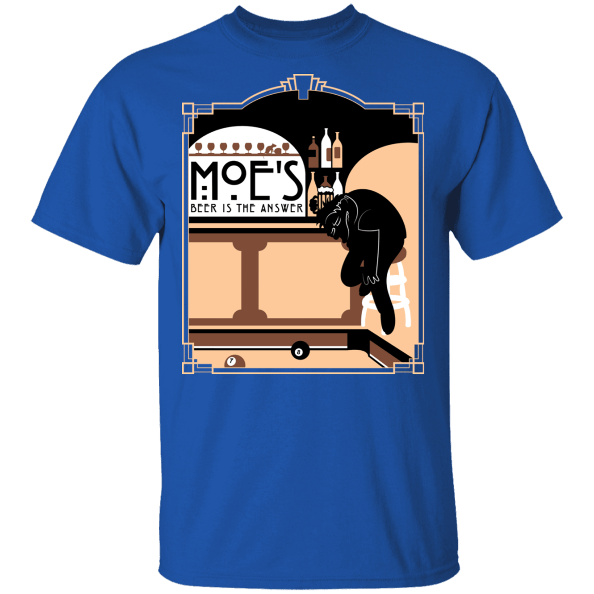 T-Shirts Royal / S Beer Is The Answer T-Shirt