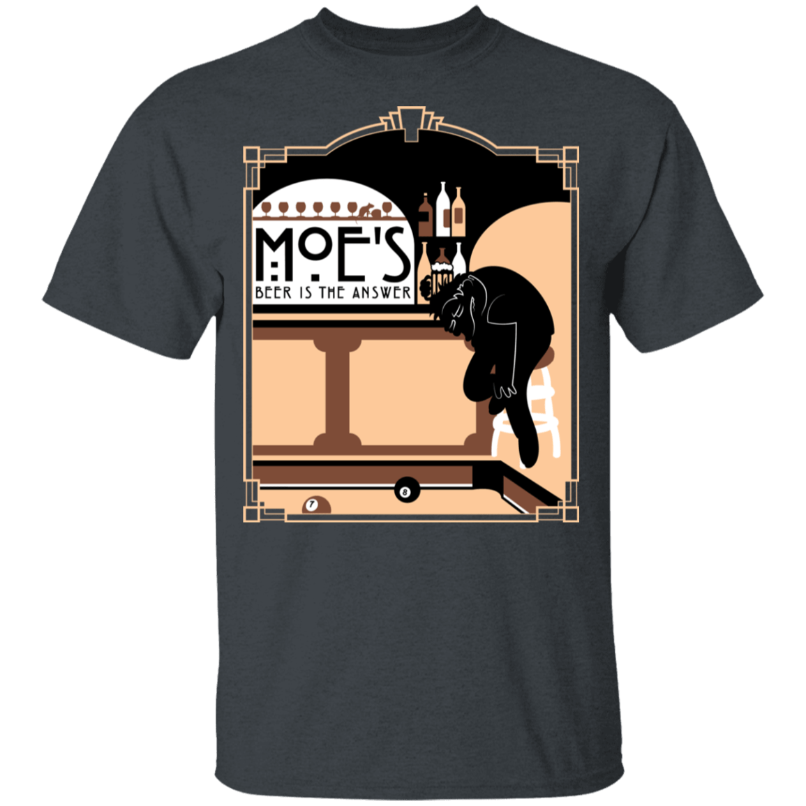 T-Shirts Dark Heather / YXS Beer Is The Answer Youth T-Shirt