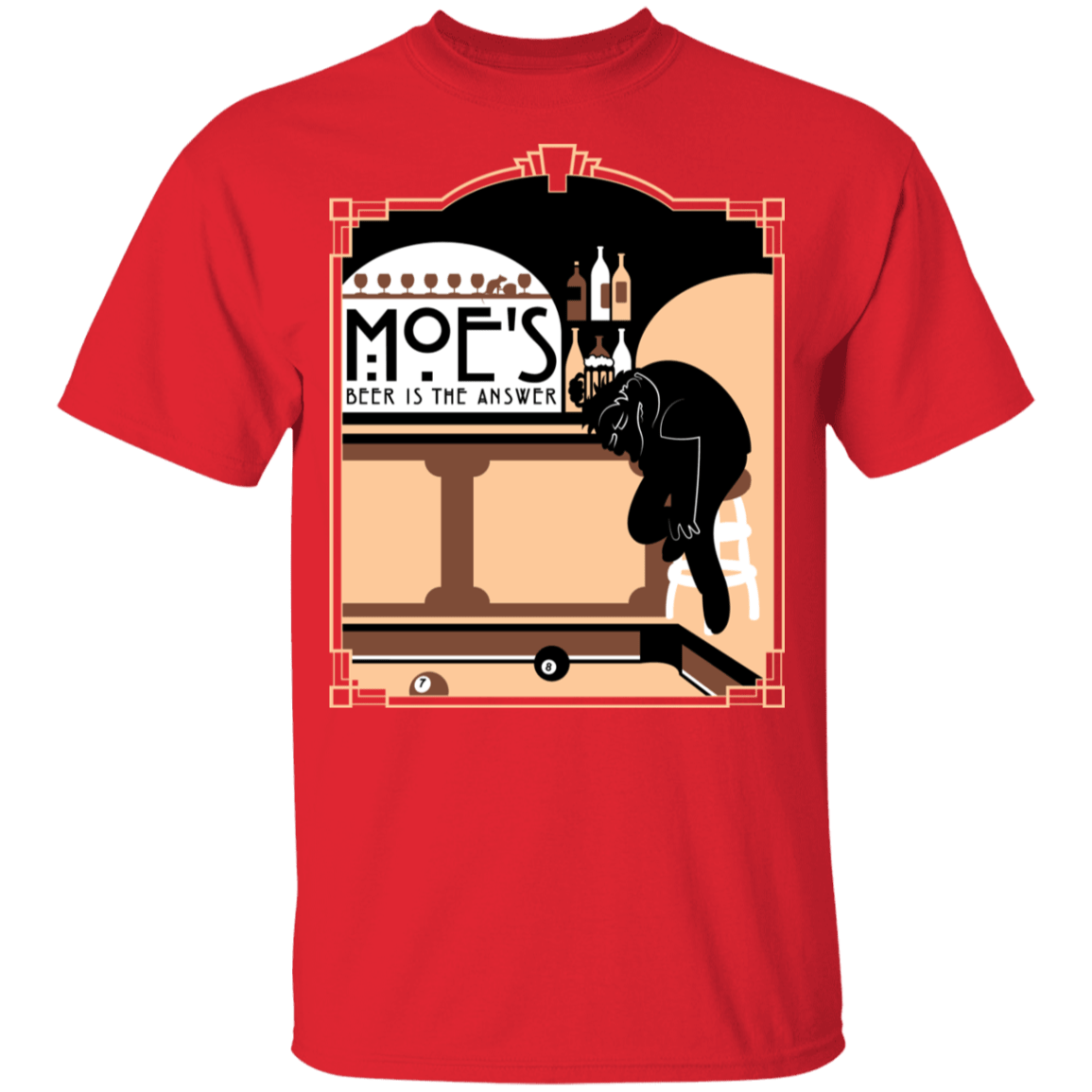 T-Shirts Red / YXS Beer Is The Answer Youth T-Shirt