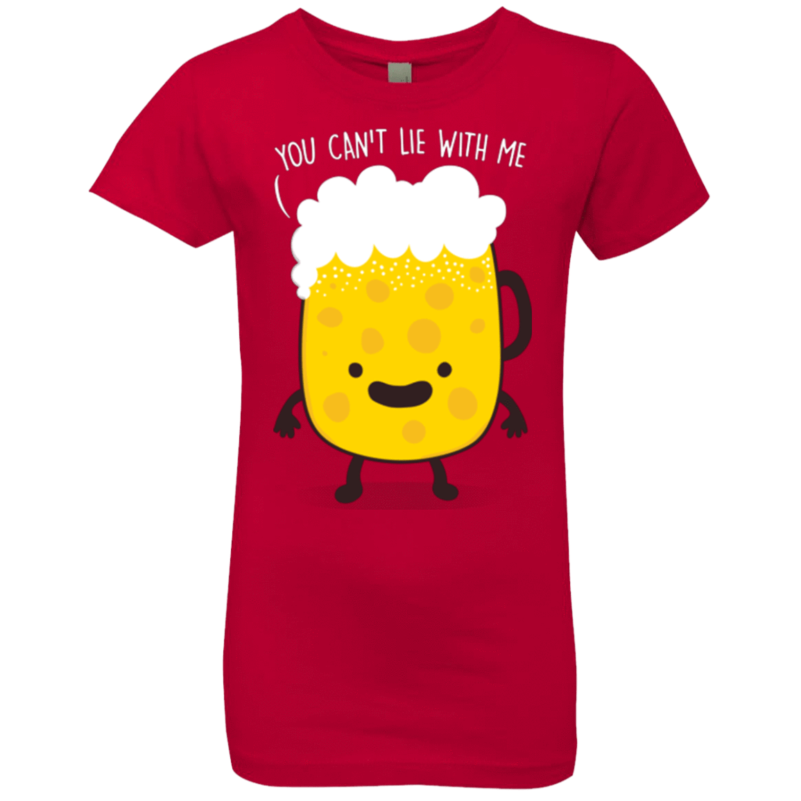 T-Shirts Red / YXS Beerfull Girls Premium T-Shirt