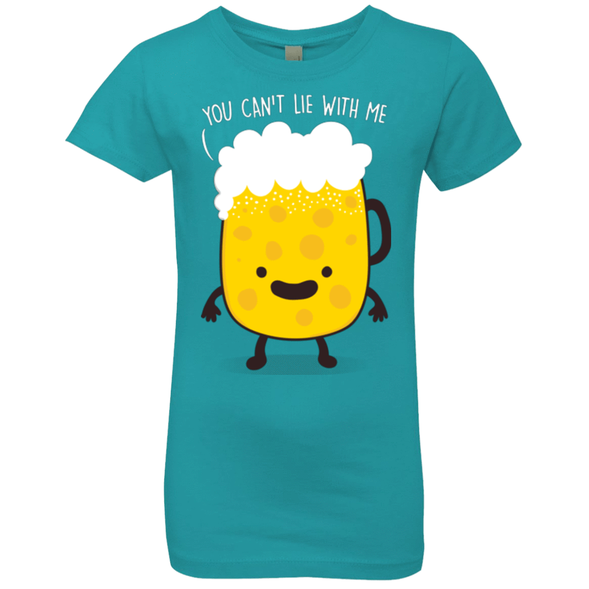 T-Shirts Tahiti Blue / YXS Beerfull Girls Premium T-Shirt