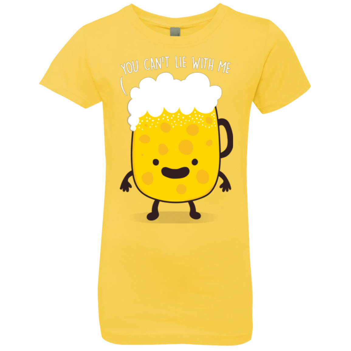 T-Shirts Vibrant Yellow / YXS Beerfull Girls Premium T-Shirt