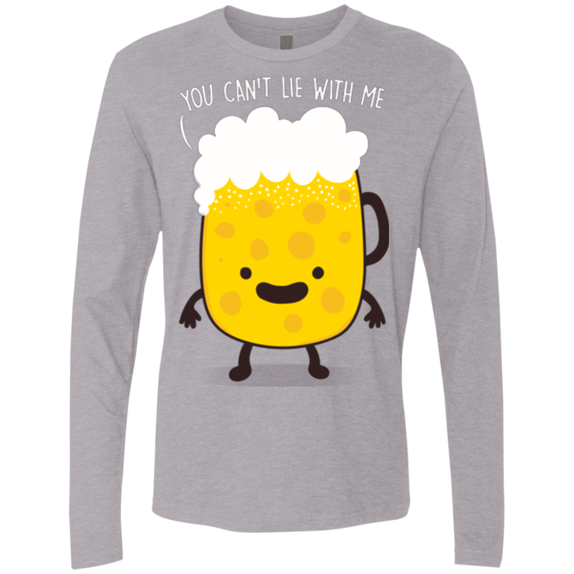 T-Shirts Heather Grey / Small Beerfull Men's Premium Long Sleeve