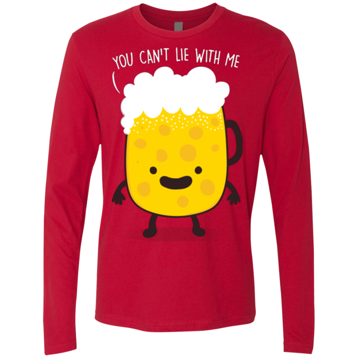 T-Shirts Red / Small Beerfull Men's Premium Long Sleeve