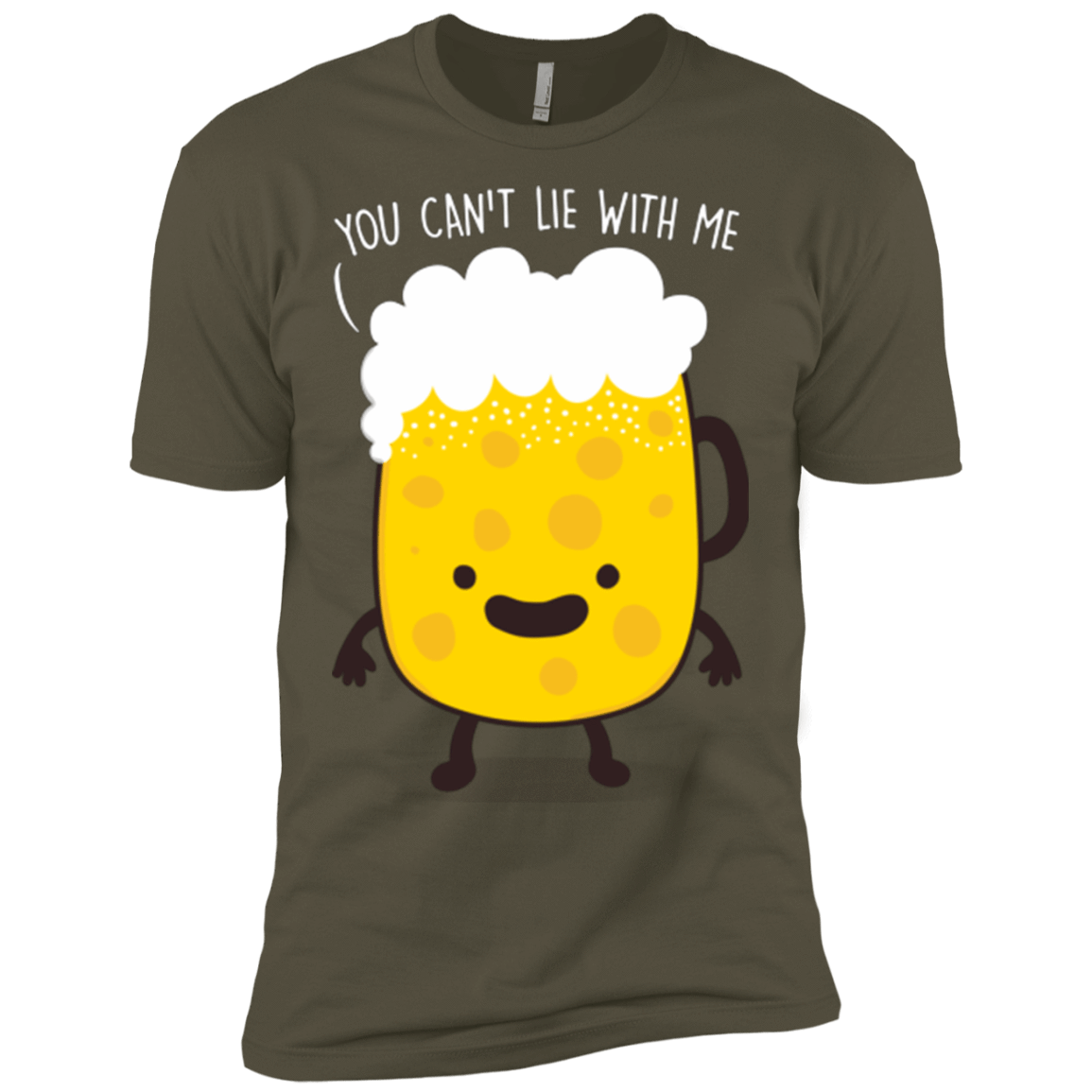 T-Shirts Military Green / X-Small Beerfull Men's Premium T-Shirt