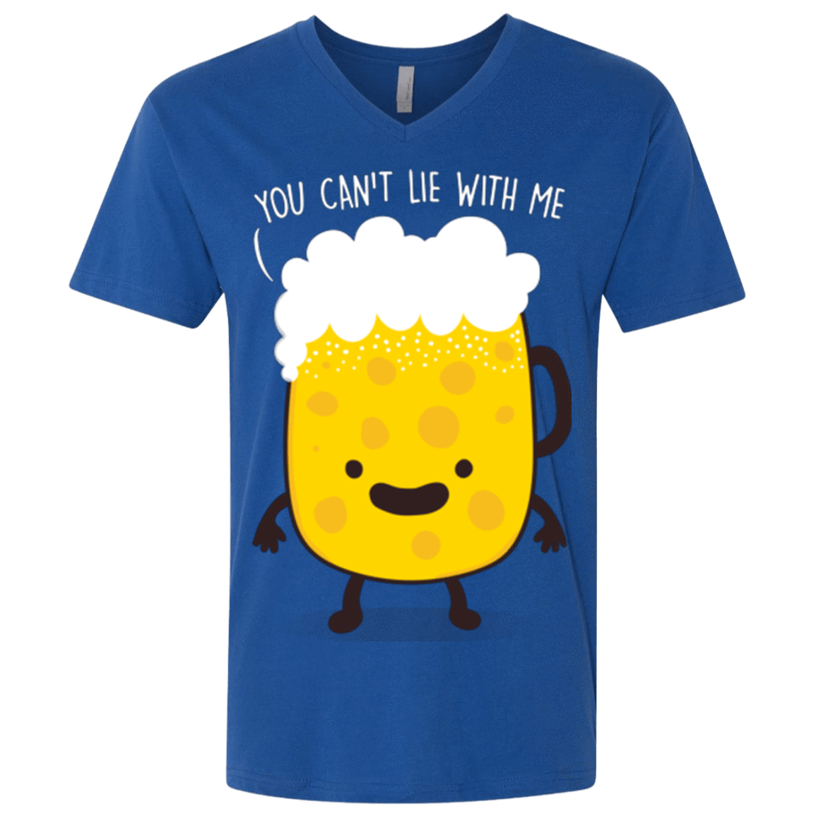 T-Shirts Royal / X-Small Beerfull Men's Premium V-Neck