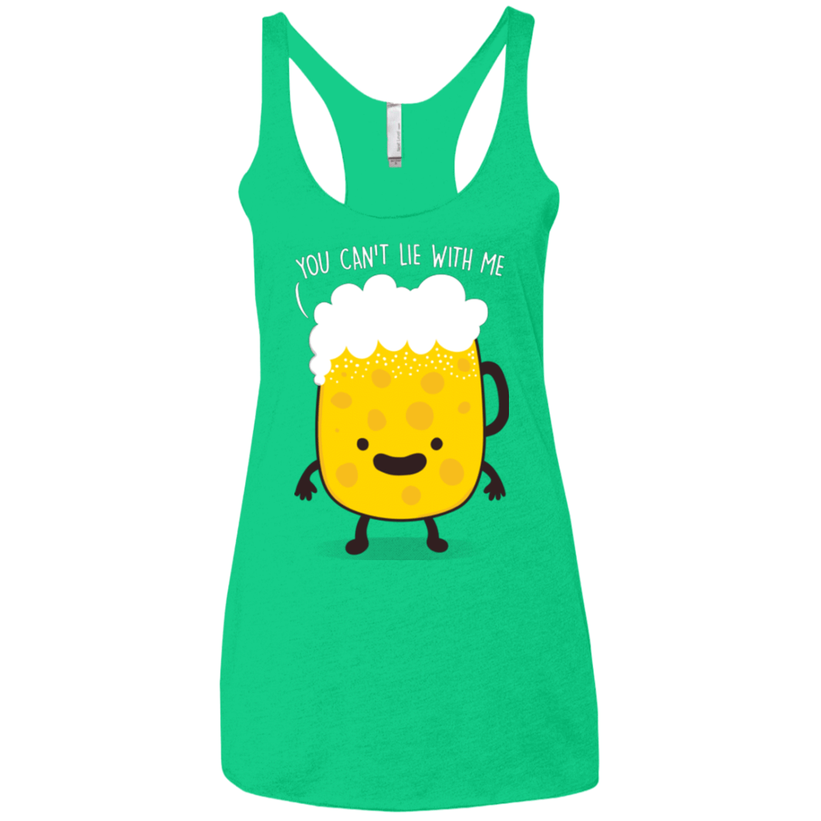 T-Shirts Envy / X-Small Beerfull Women's Triblend Racerback Tank
