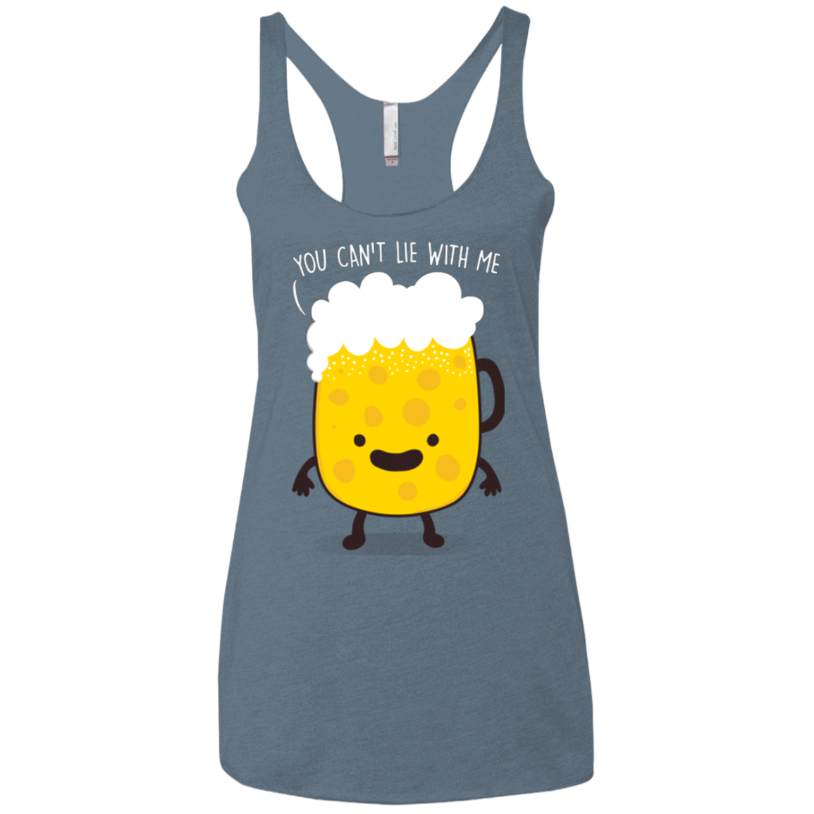 T-Shirts Indigo / X-Small Beerfull Women's Triblend Racerback Tank