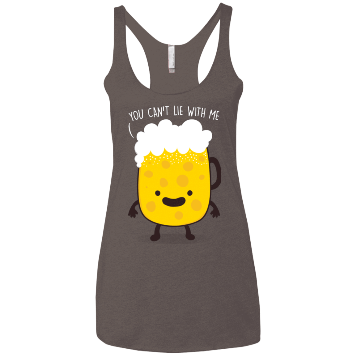 T-Shirts Macchiato / X-Small Beerfull Women's Triblend Racerback Tank