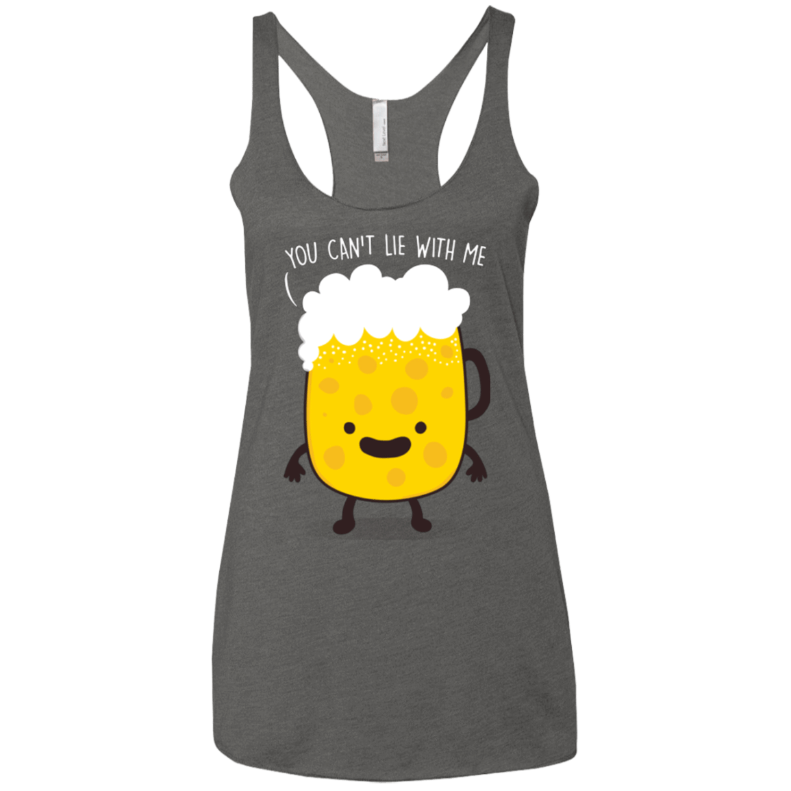 T-Shirts Premium Heather / X-Small Beerfull Women's Triblend Racerback Tank