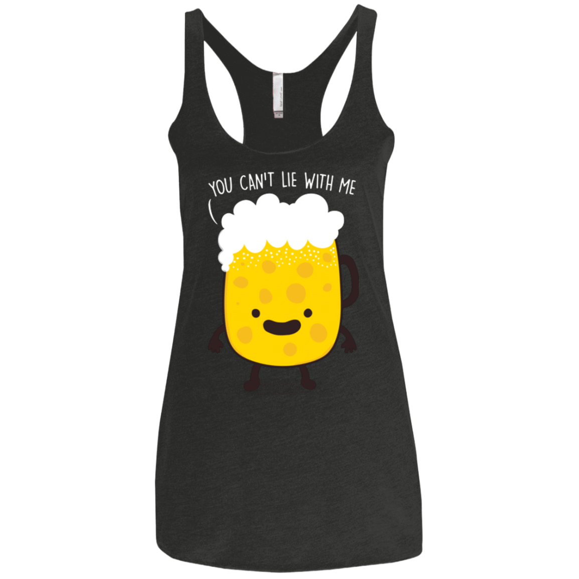 T-Shirts Vintage Black / X-Small Beerfull Women's Triblend Racerback Tank