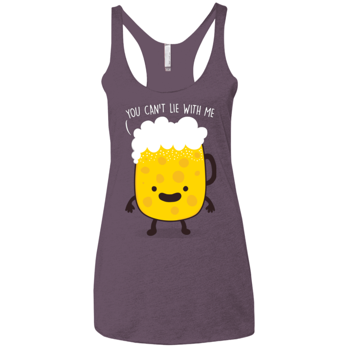 T-Shirts Vintage Purple / X-Small Beerfull Women's Triblend Racerback Tank