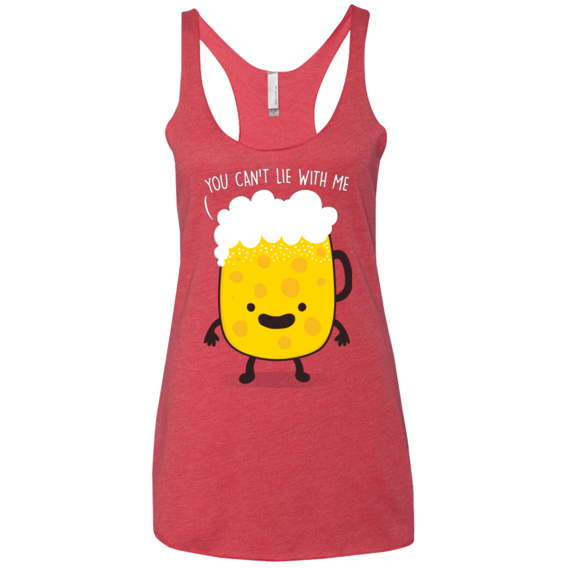 T-Shirts Vintage Red / X-Small Beerfull Women's Triblend Racerback Tank