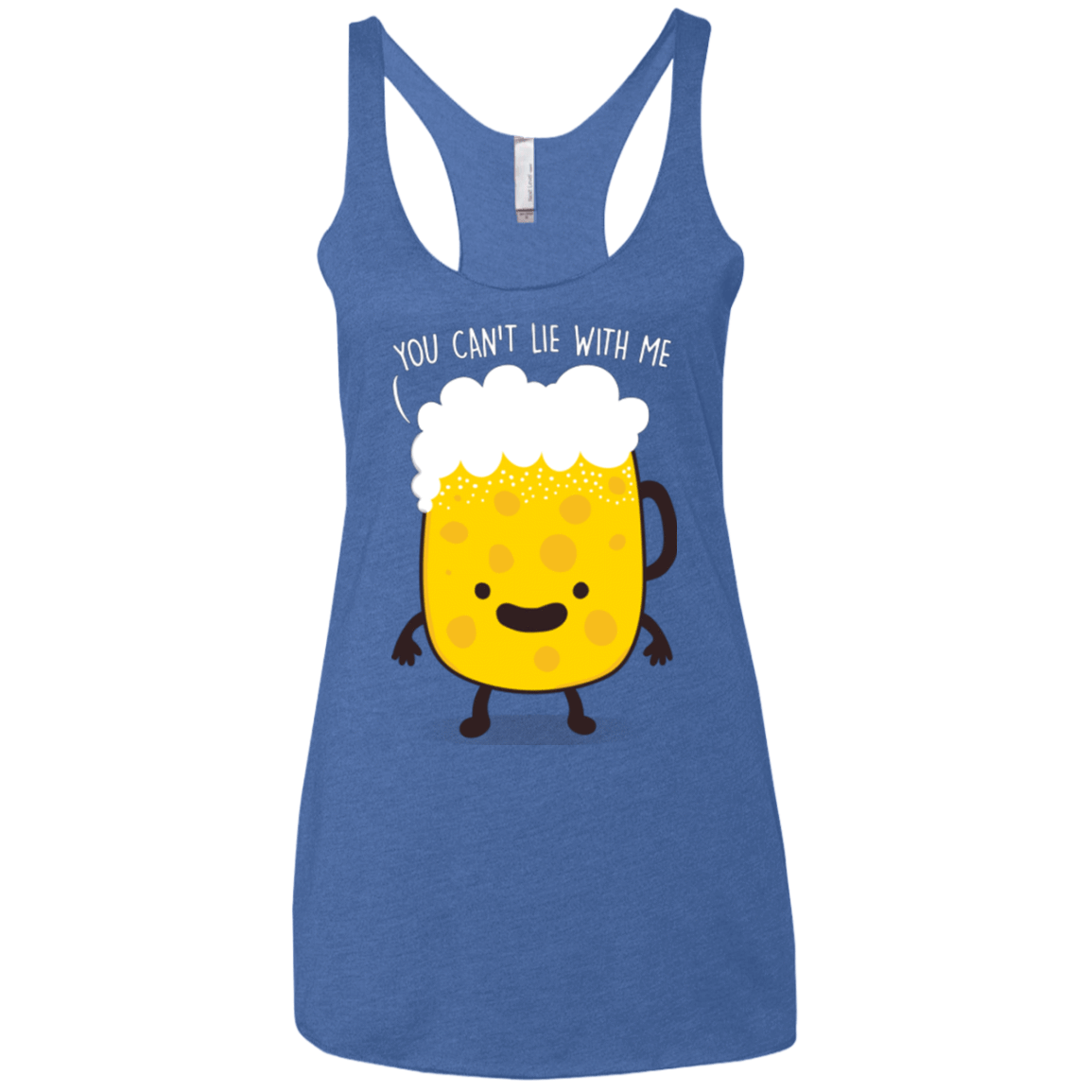 T-Shirts Vintage Royal / X-Small Beerfull Women's Triblend Racerback Tank