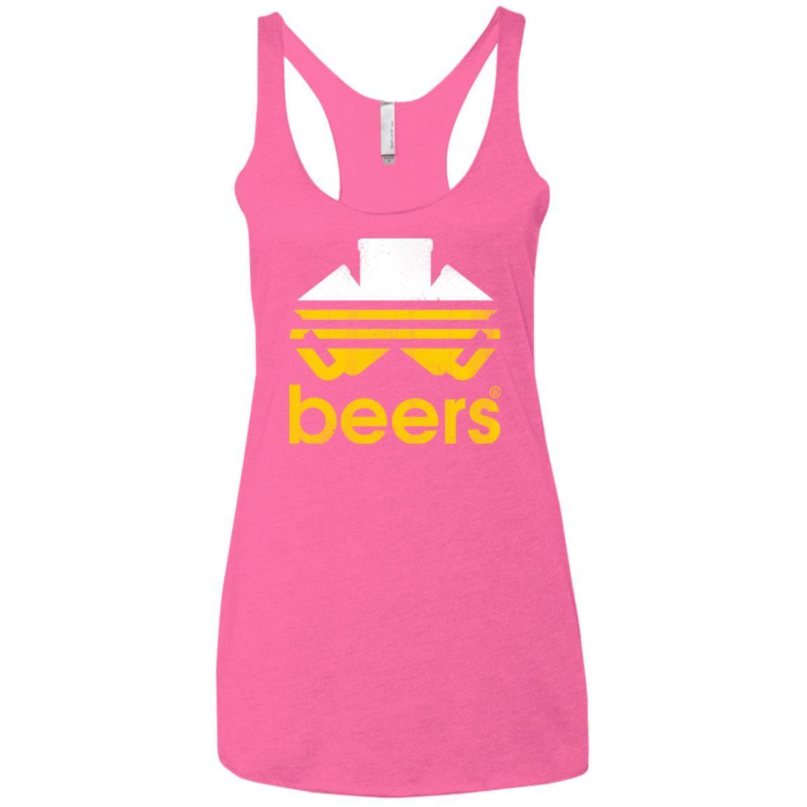 T-Shirts Vintage Pink / X-Small Beers Women's Triblend Racerback Tank