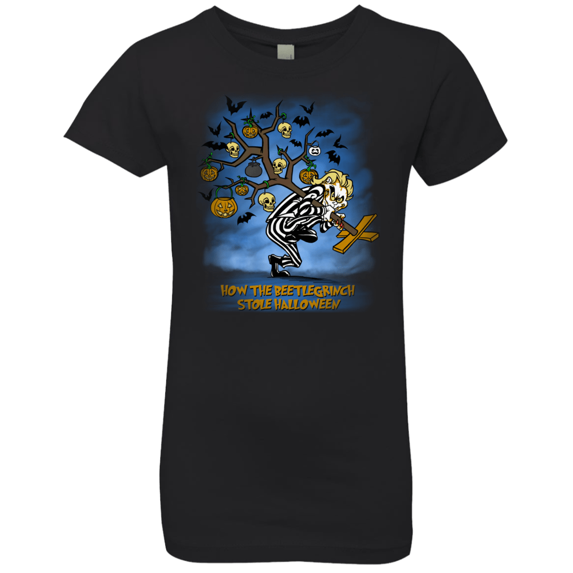 T-Shirts Black / YXS Beetlegrinch Girls Premium T-Shirt