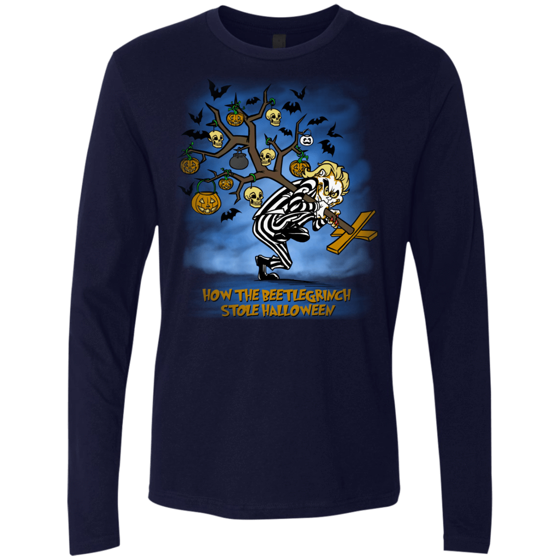 T-Shirts Midnight Navy / Small Beetlegrinch Men's Premium Long Sleeve