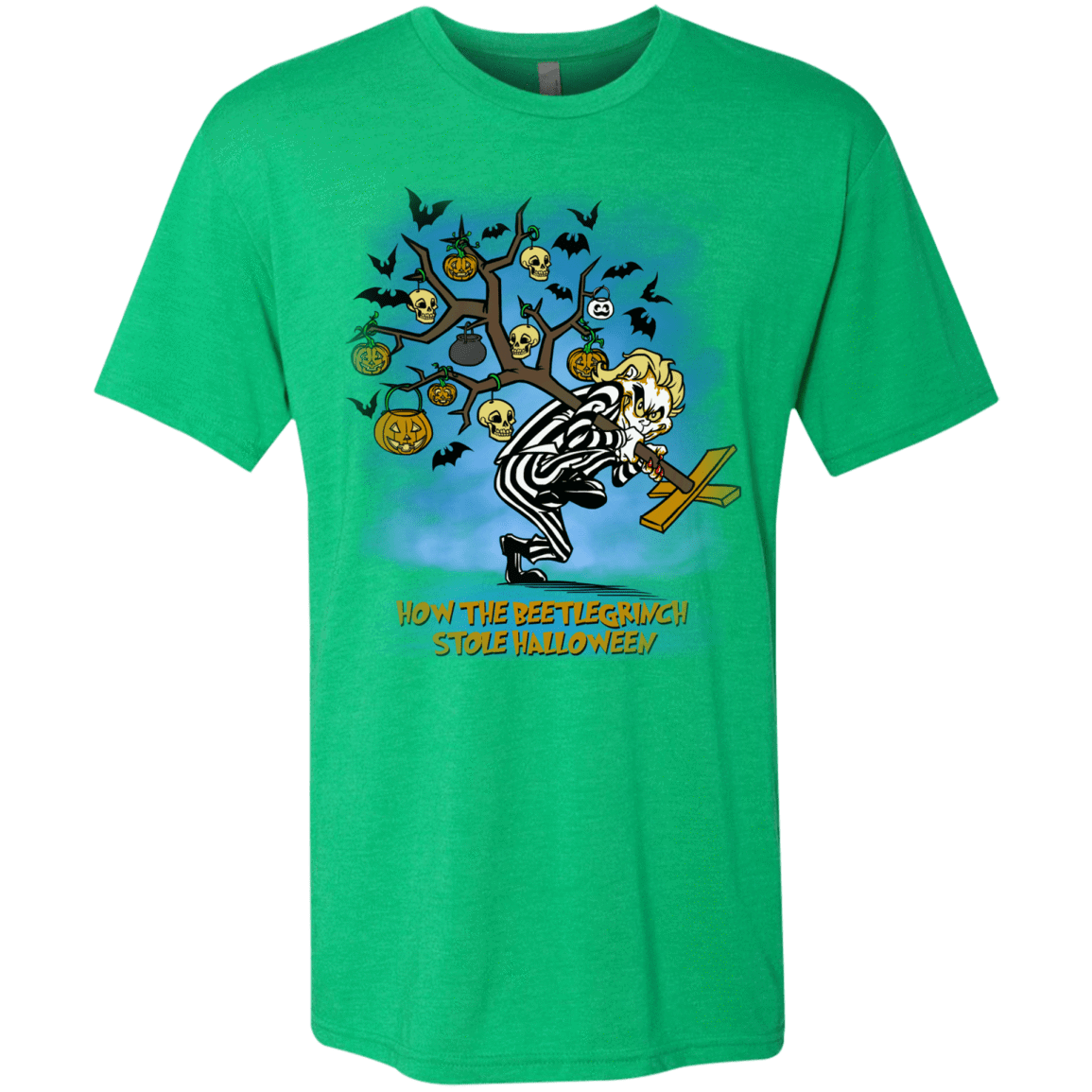 T-Shirts Envy / Small Beetlegrinch Men's Triblend T-Shirt