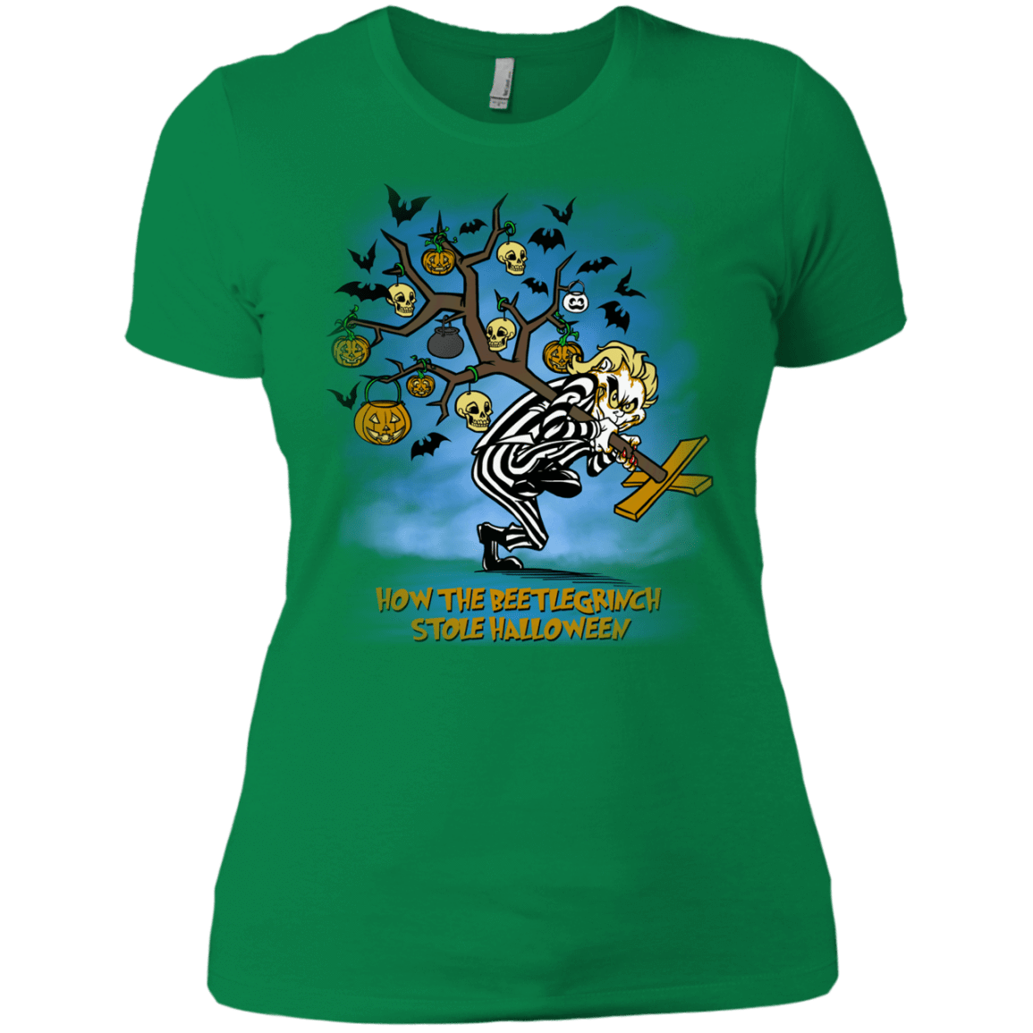 T-Shirts Kelly Green / X-Small Beetlegrinch Women's Premium T-Shirt