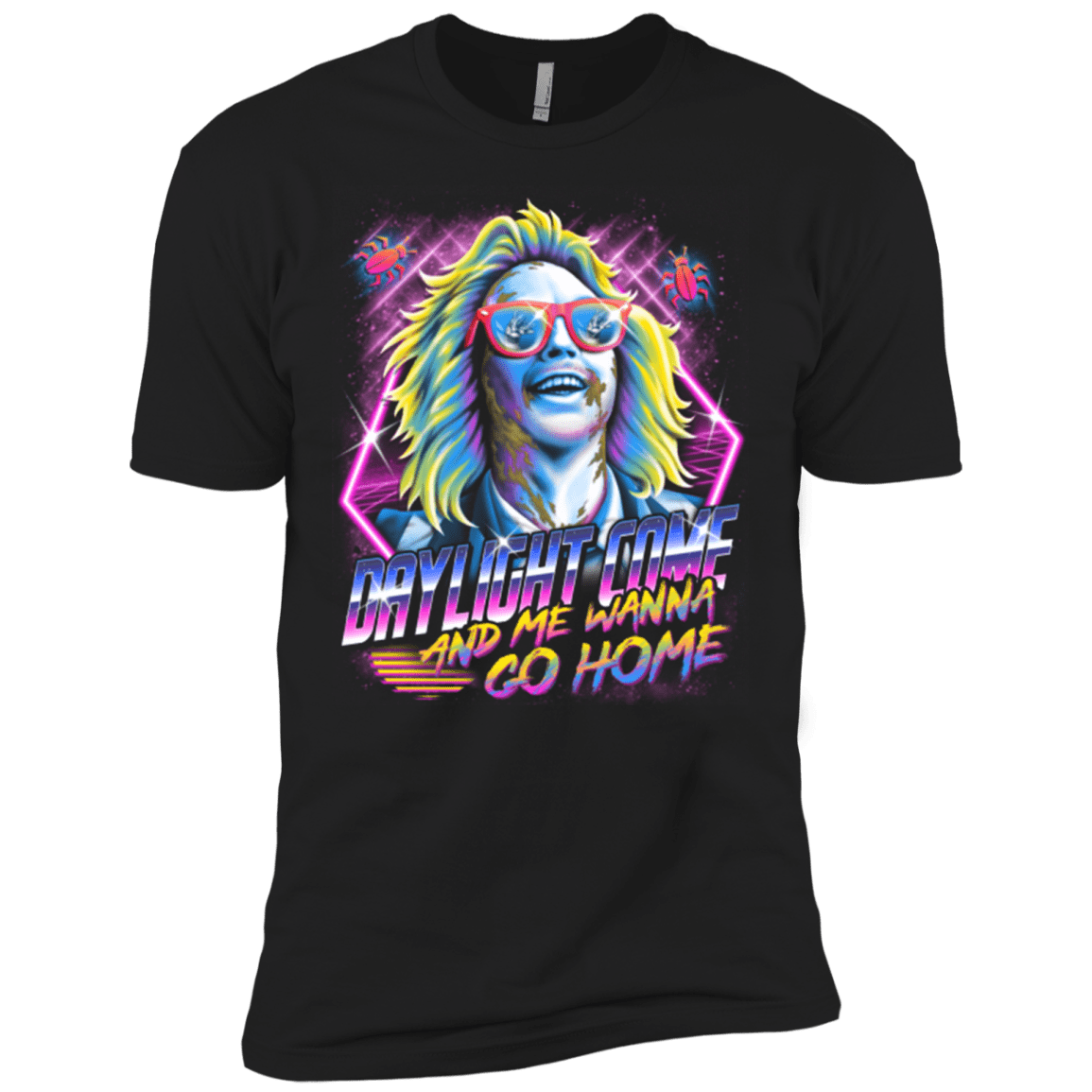 T-Shirts Black / X-Small Beetlejuice 80s Nostalgia Men's Premium T-Shirt