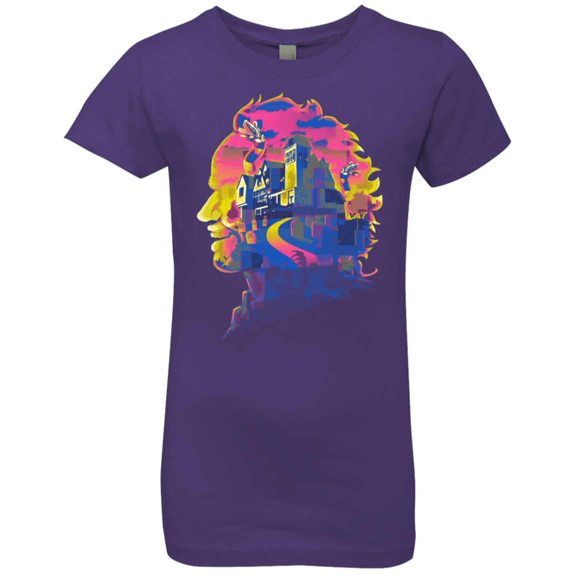 T-Shirts Purple Rush / YXS Beetlejuice Silhouette Girls Premium T-Shirt