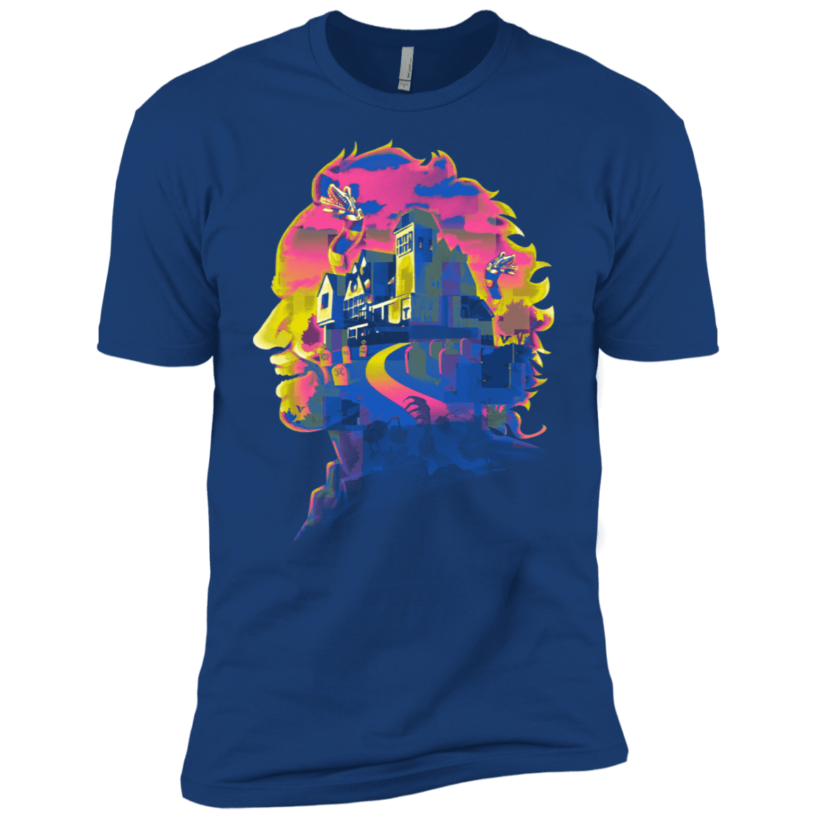 T-Shirts Royal / X-Small Beetlejuice Silhouette Men's Premium T-Shirt