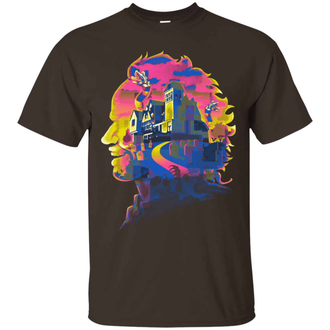 T-Shirts Dark Chocolate / S Beetlejuice Silhouette T-Shirt