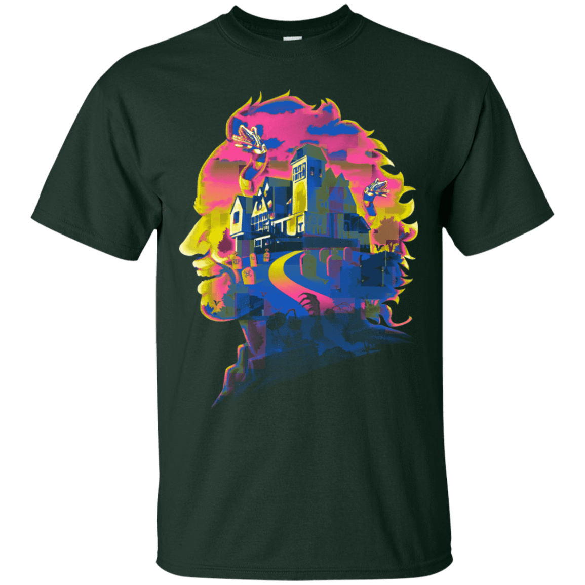 T-Shirts Forest / S Beetlejuice Silhouette T-Shirt