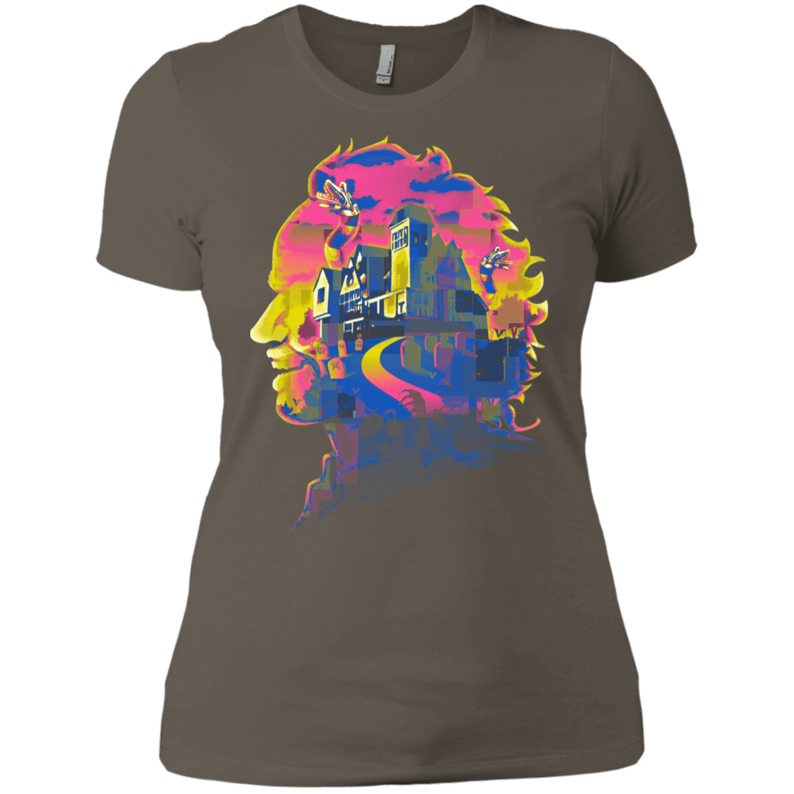 T-Shirts Warm Grey / X-Small Beetlejuice Silhouette Women's Premium T-Shirt