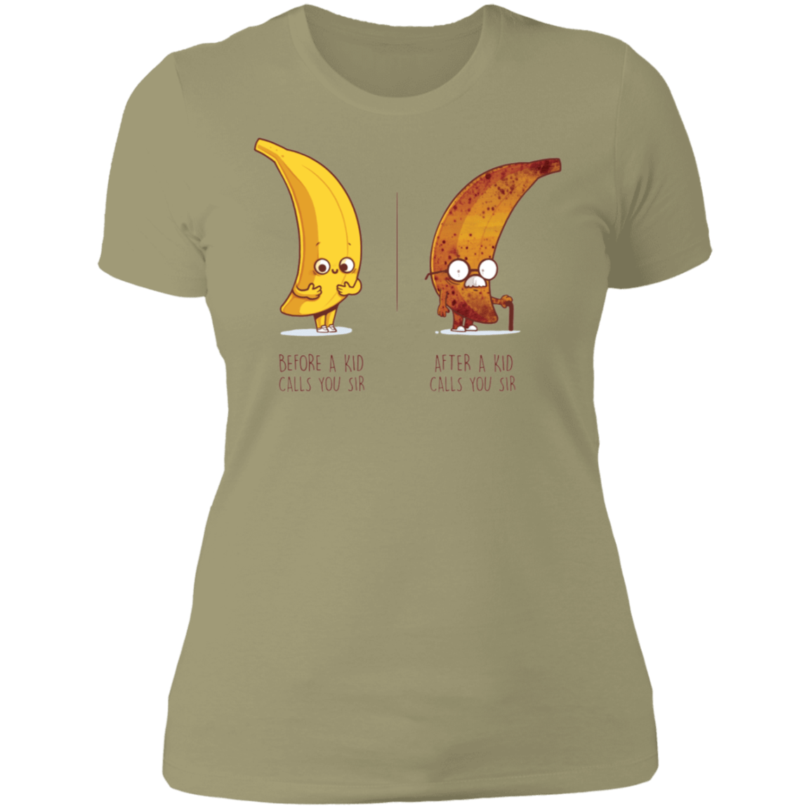 T-Shirts Light Olive / S Before After Sir Women's Premium T-Shirt