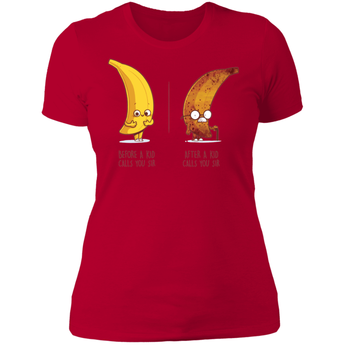 T-Shirts Red / S Before After Sir Women's Premium T-Shirt