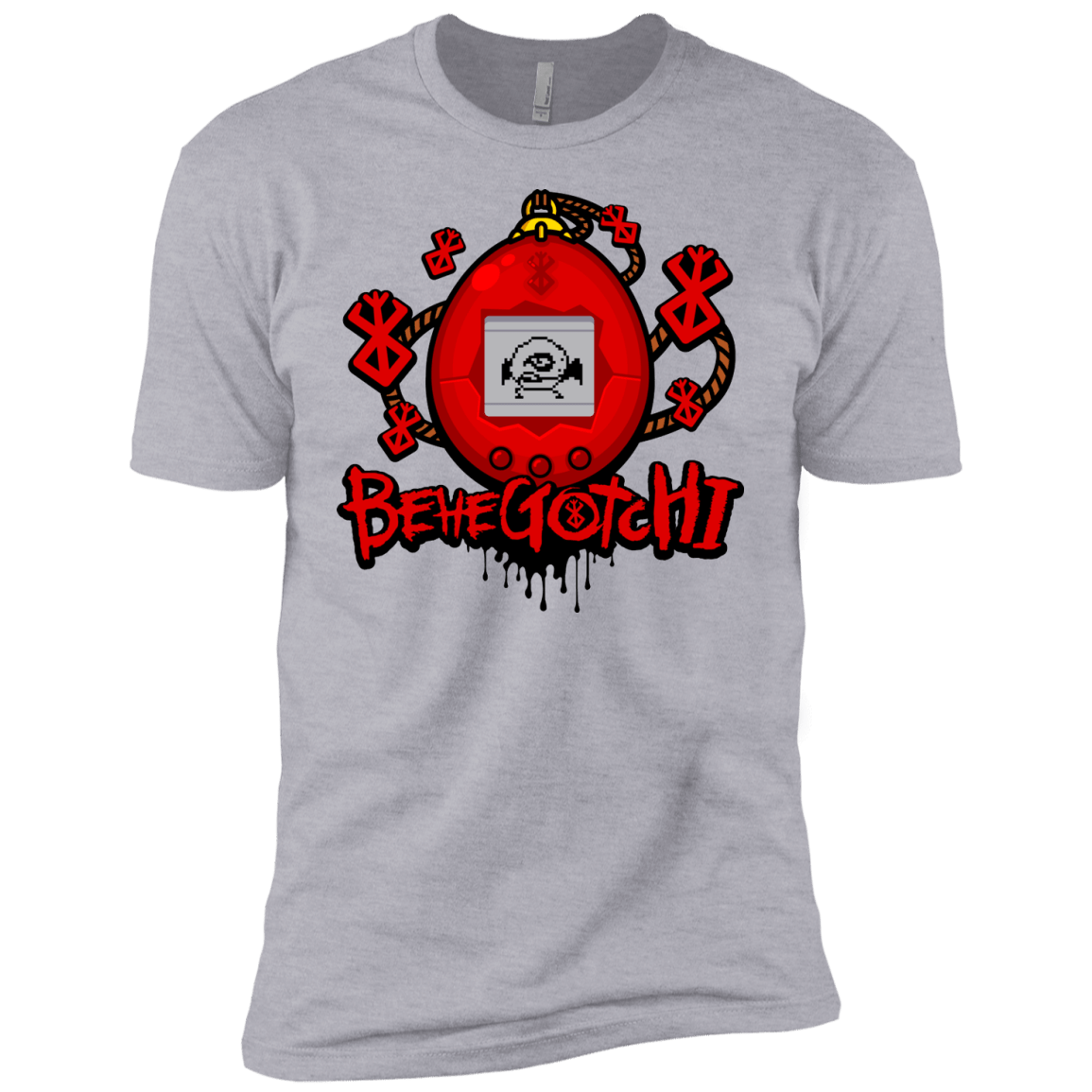 T-Shirts Heather Grey / YXS BeheGotchi Boys Premium T-Shirt