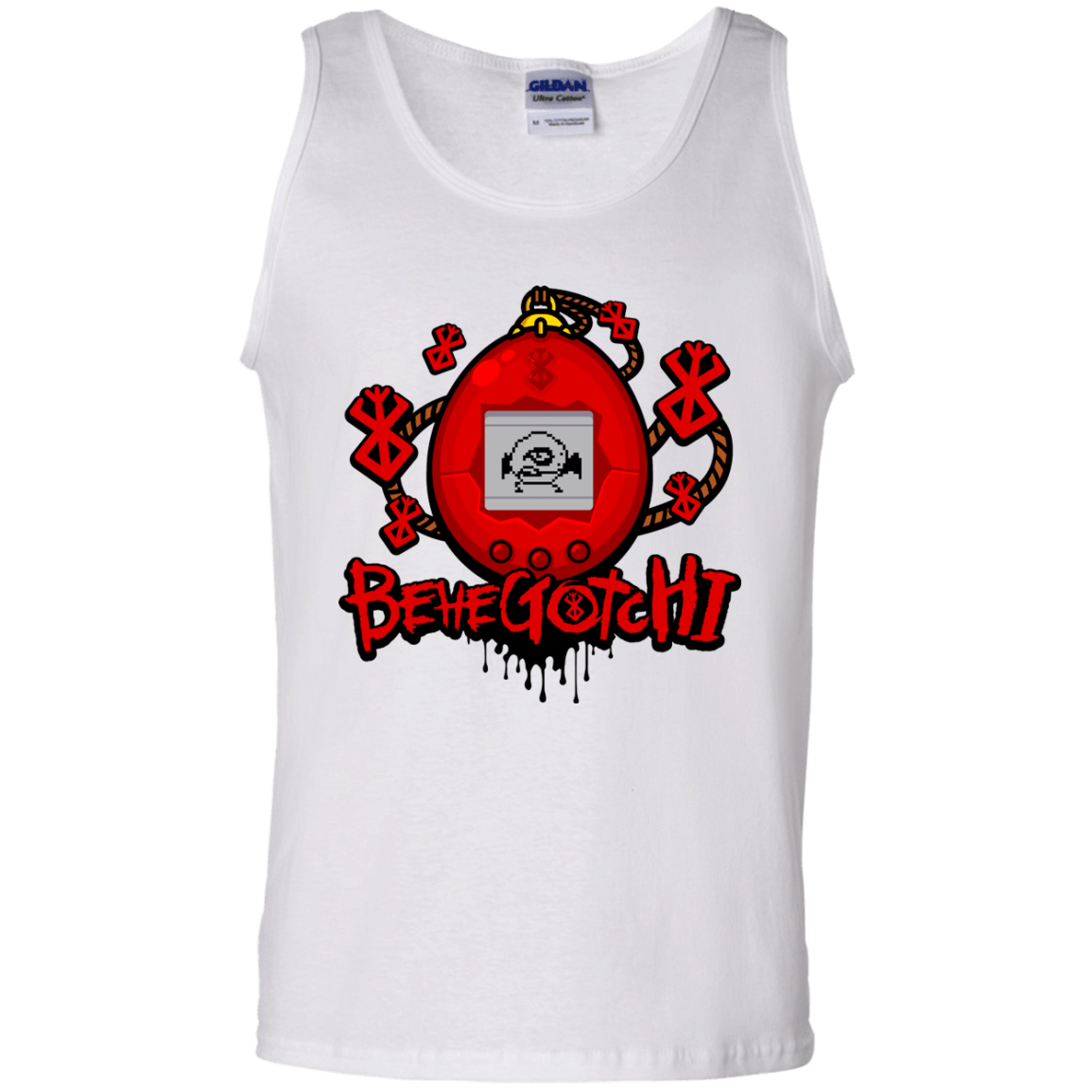 T-Shirts White / S BeheGotchi Men's Tank Top